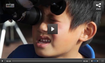 Transit of Venus seen in NZ sky